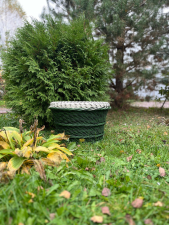 Кашпо из искусственного ротанга Чука 45 л